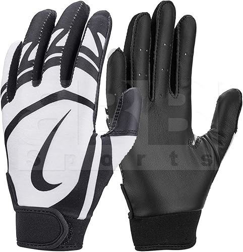 Nike Youth Tee Ball Huarache Edge Guantes de bateo Negro ML