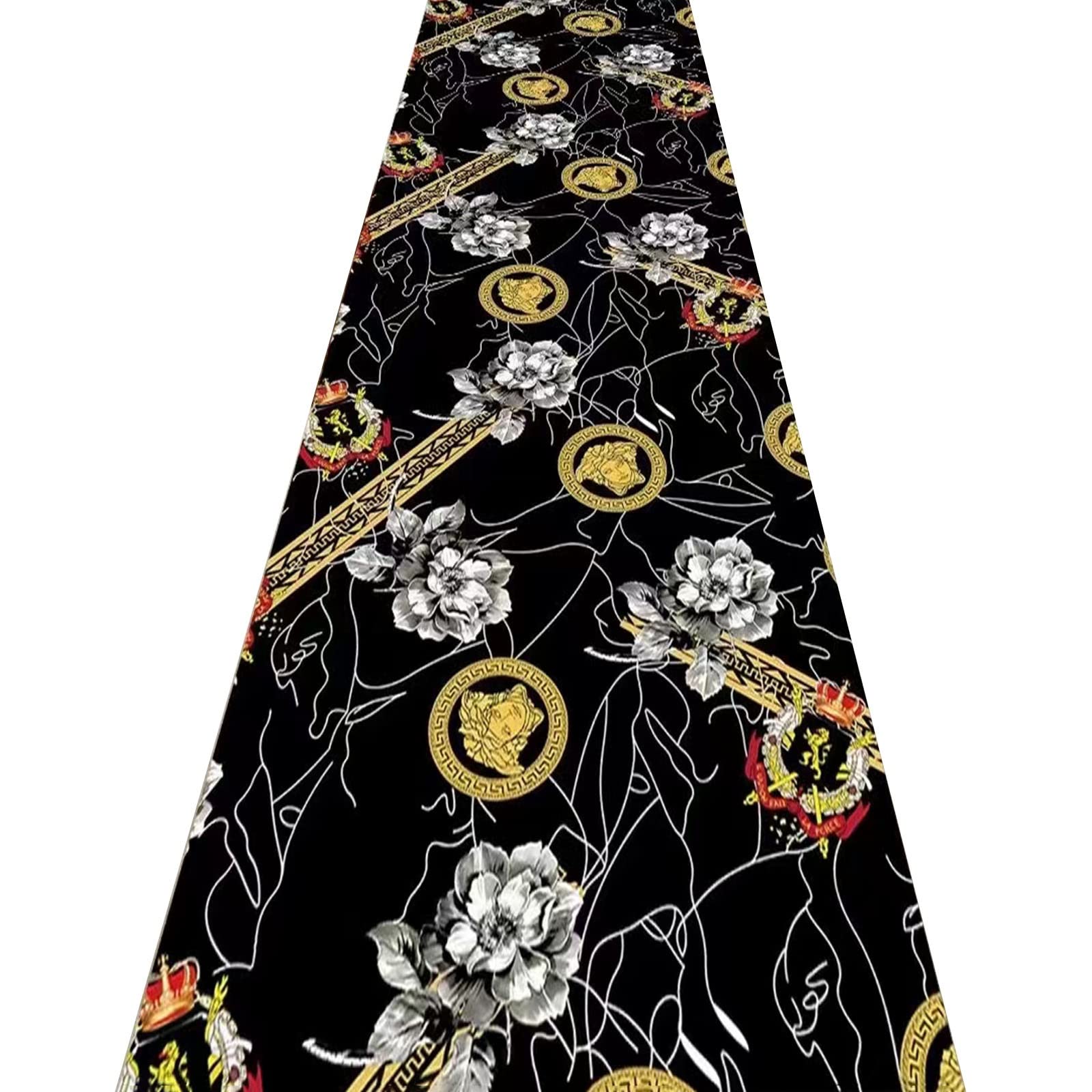 Tapis de passage d'allée noir ZRUYI anti-saleté pour protéger votre sol