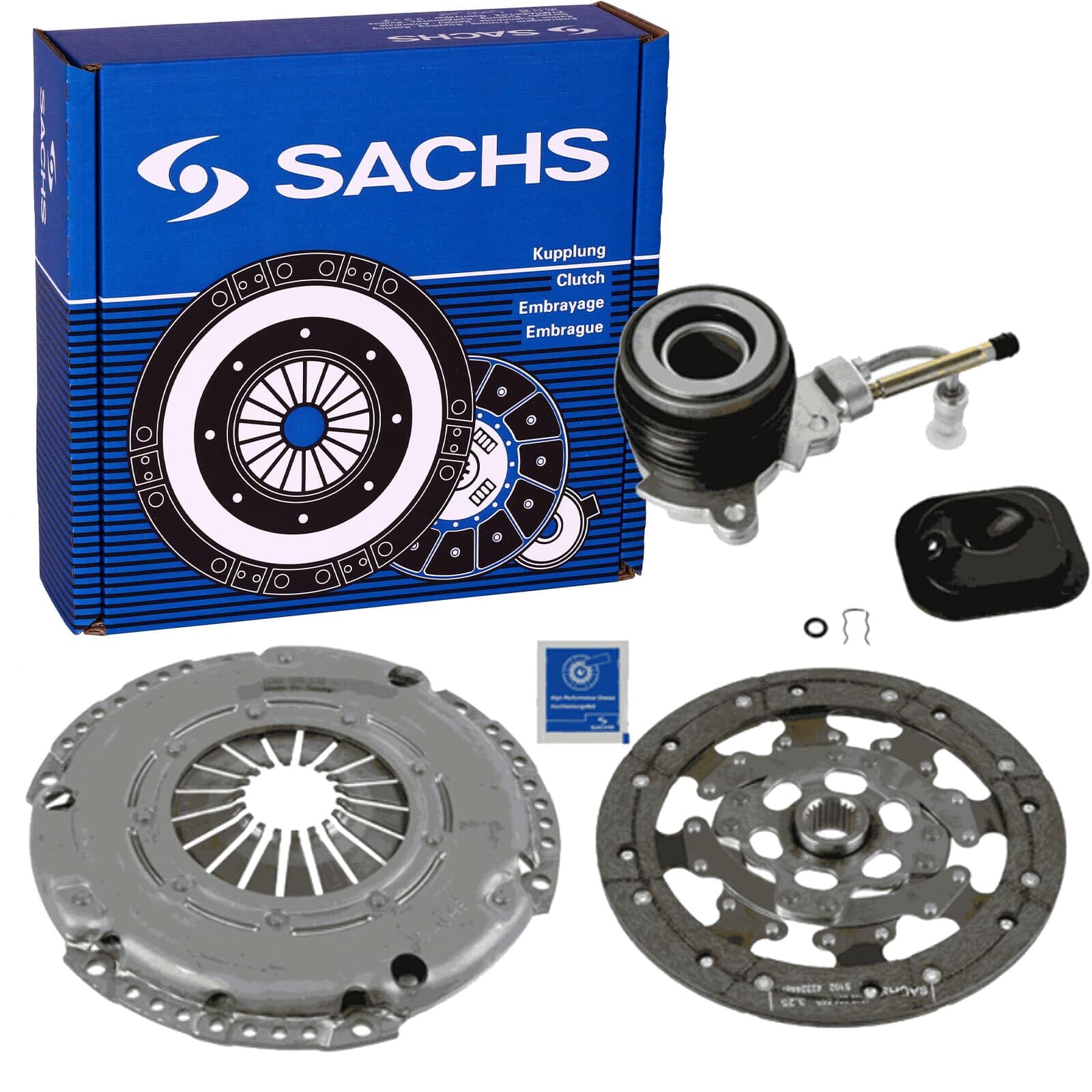 SACHS 3000 990 354 Kupplungssatz Kit Mit CSC Kompatibel mit Ford Mondeo III Turnier (BWY) 2000-2007 und Andere Fahrzeuge