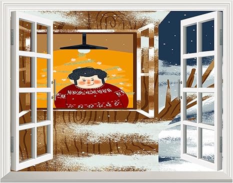 Amazon ウォールステッカー シール 漫画 美しい 手描き ファンタジー 風景 イラスト 女の子 クジラ 森 ドリームランド 48 装飾クリエイティブ壁紙用リビングルーム寝室ホーム 100 80cm ウォールステッカー オンライン通販