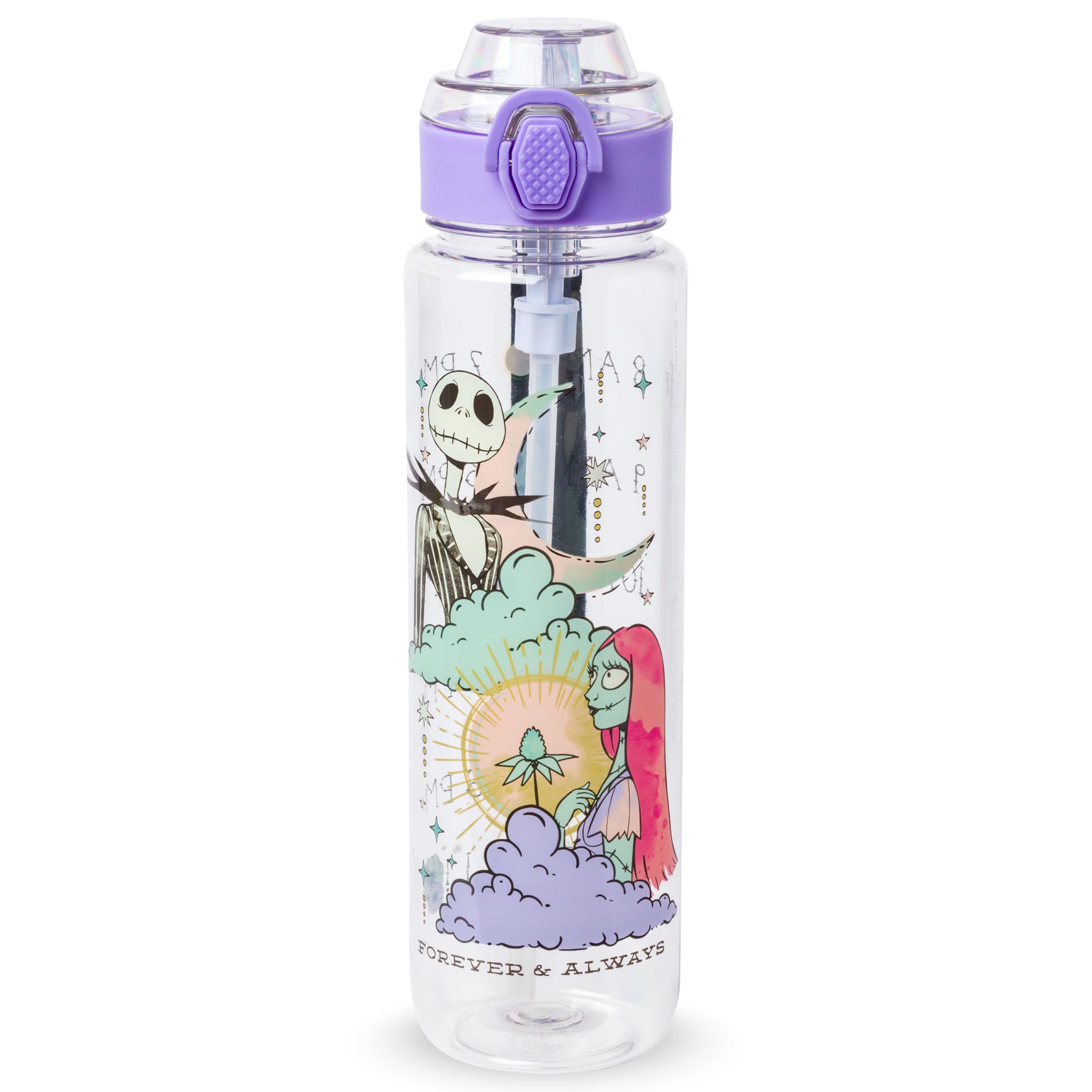 Silver Buffalo Disney Nightmare Before Christmas, Plastic Water Bottle