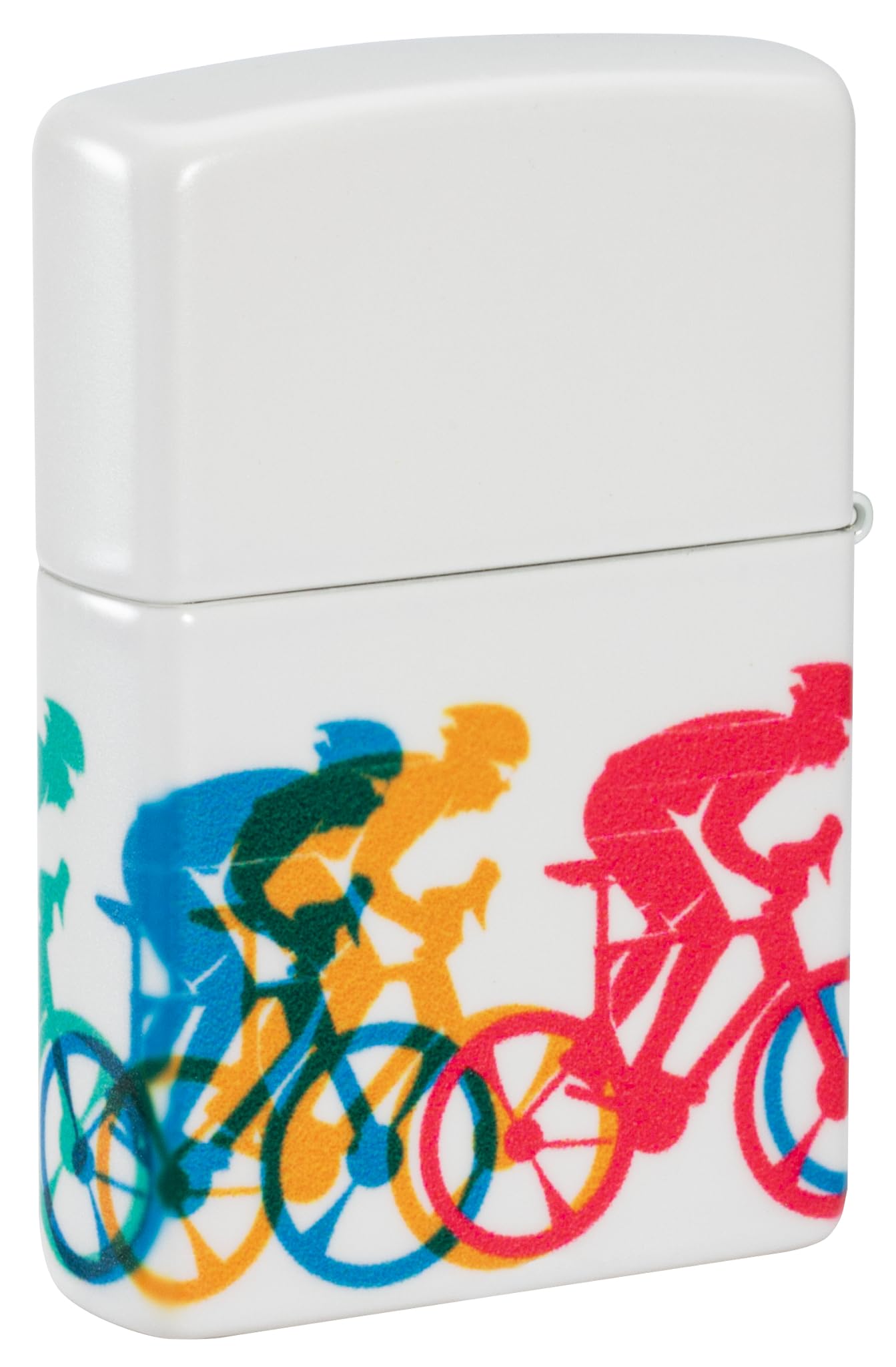 Zippo Sturmfeuerzeug Bicycle Race 540° Color Image Nachfüllbar Wiederverwendbar Windfest