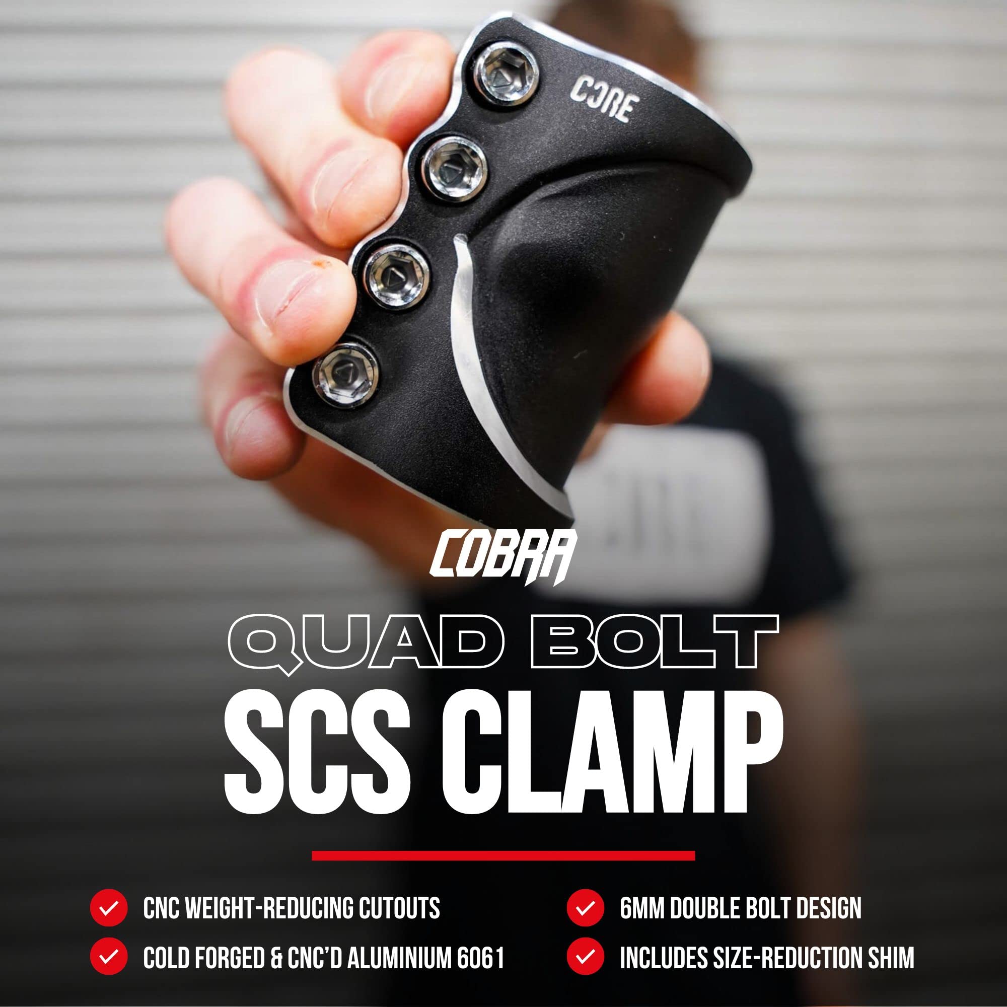 Core Cobra SCS - Abrazadera para scooter