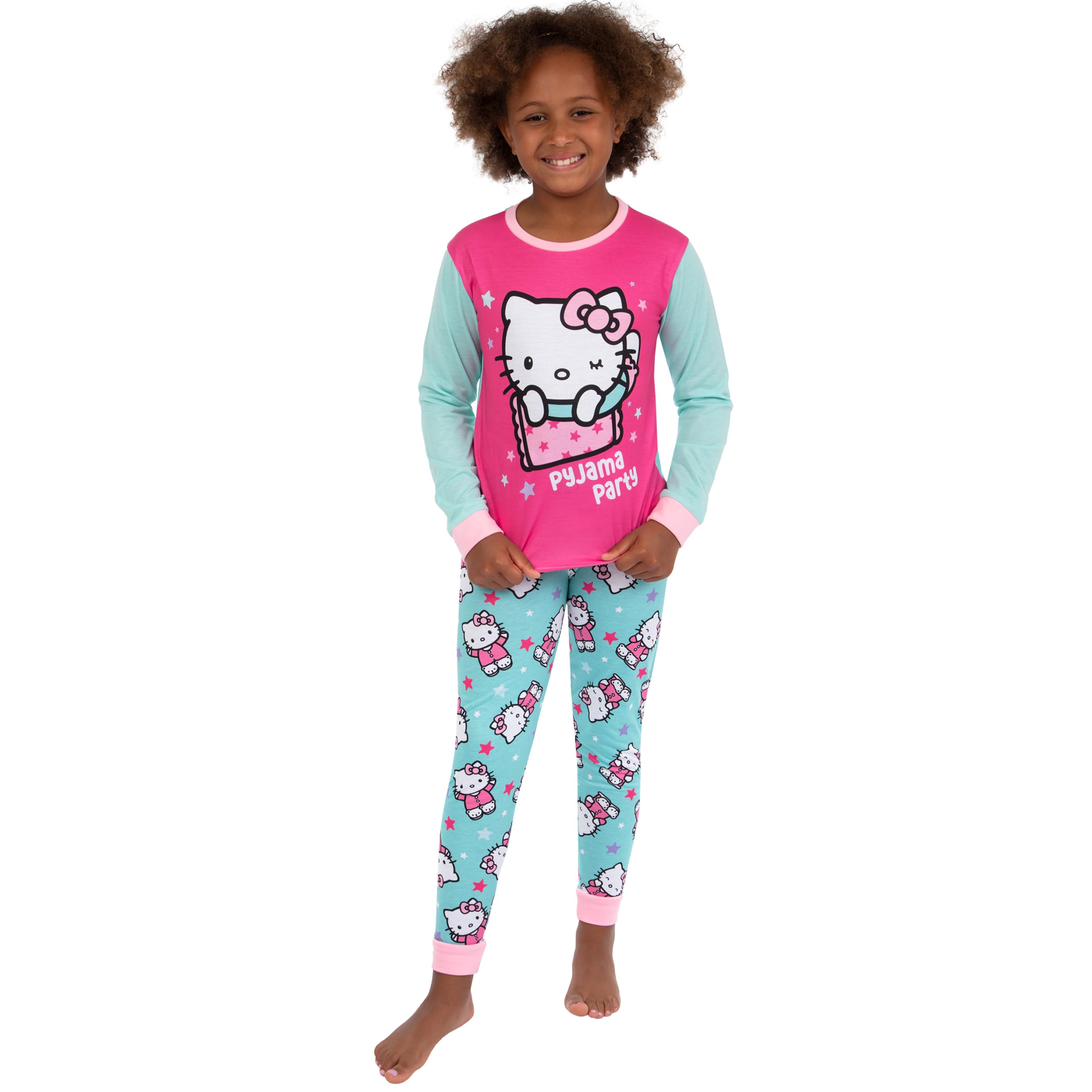 Hello Kitty Pigiama Bambina | Pigiama Ragazza | Pigiami Bambina | Rosa età 4-5 Anni