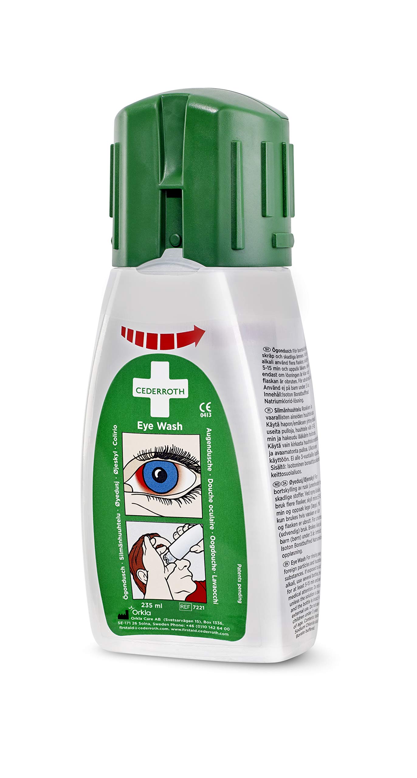 CEDERROTH Augendusche im Taschenformat 235ml