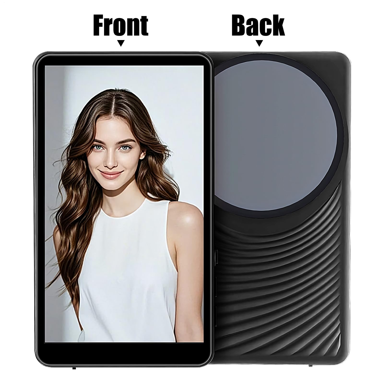 Monitor Selfie Per Telefono Per Videoriprese Specchio per Telefono per | Accessorio Smartphone Senza Ritardo per Vlog, Foto, Video e Live Streaming