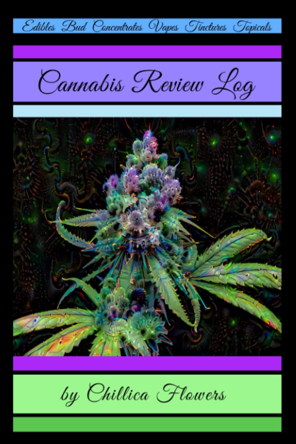 CANNABIS REVIEW LOG: MARIJUANA LOGBOOK, TRACK STRAINS, DELIVERY METHODS, EFFECTS, THC, CBD, RATINGS FOR YOUR NEEDS and MORE