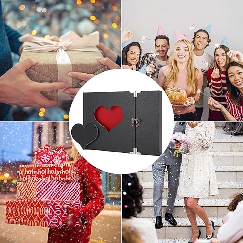 Miniatura 9 de AIOR Álbum de fotos, 60 páginas de tapa dura, álbum de recortes con esquinas de fotos para regalo de cumpleaños, aniversario, día de San Valentín,