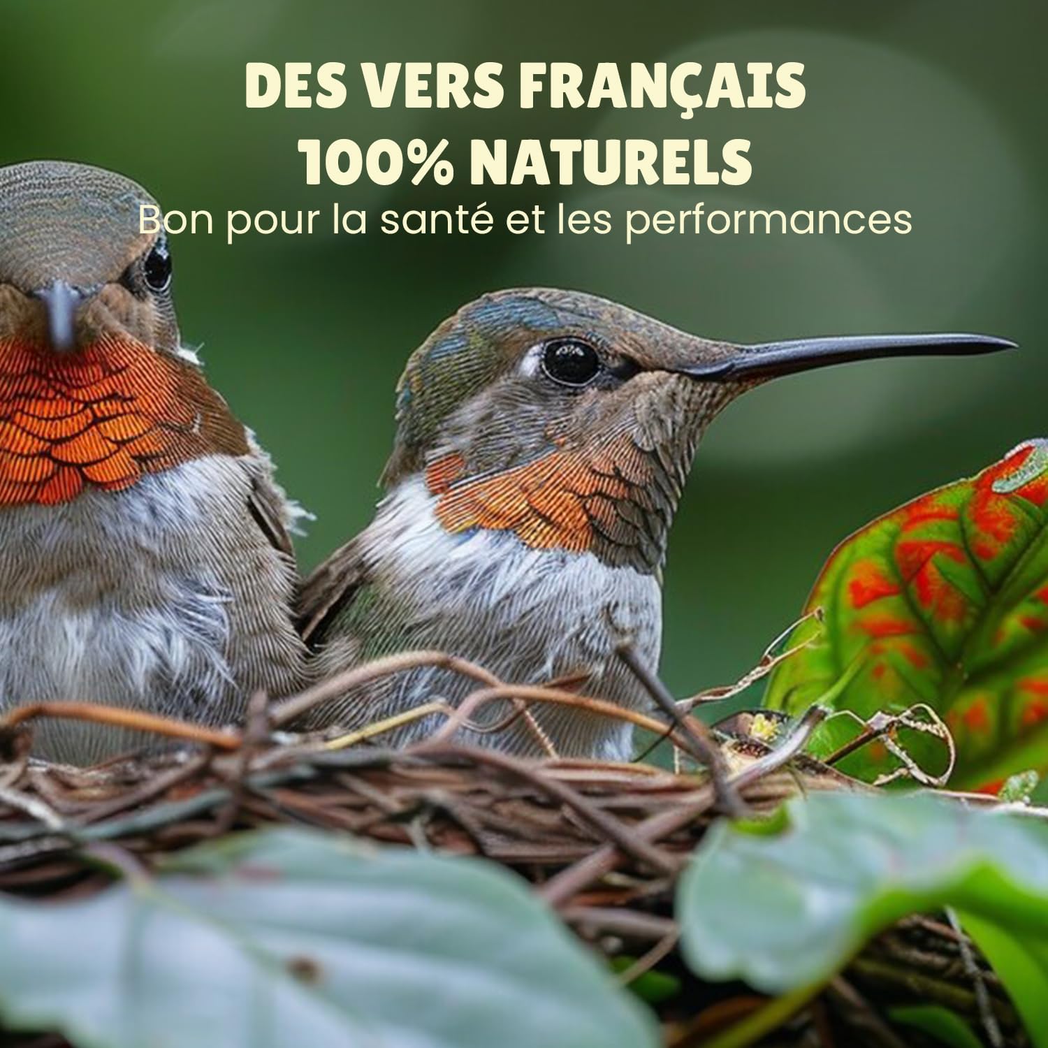 vers de Farine Séchés Français, 5kg (32,5L), 100% Naturel, Enrichis en Vitamines D3, Insectes Riches en Protéines et Bonnes Graisses, Nourriture Oiseaux Sauvages, vers de Farine Au Comptoir de Noé