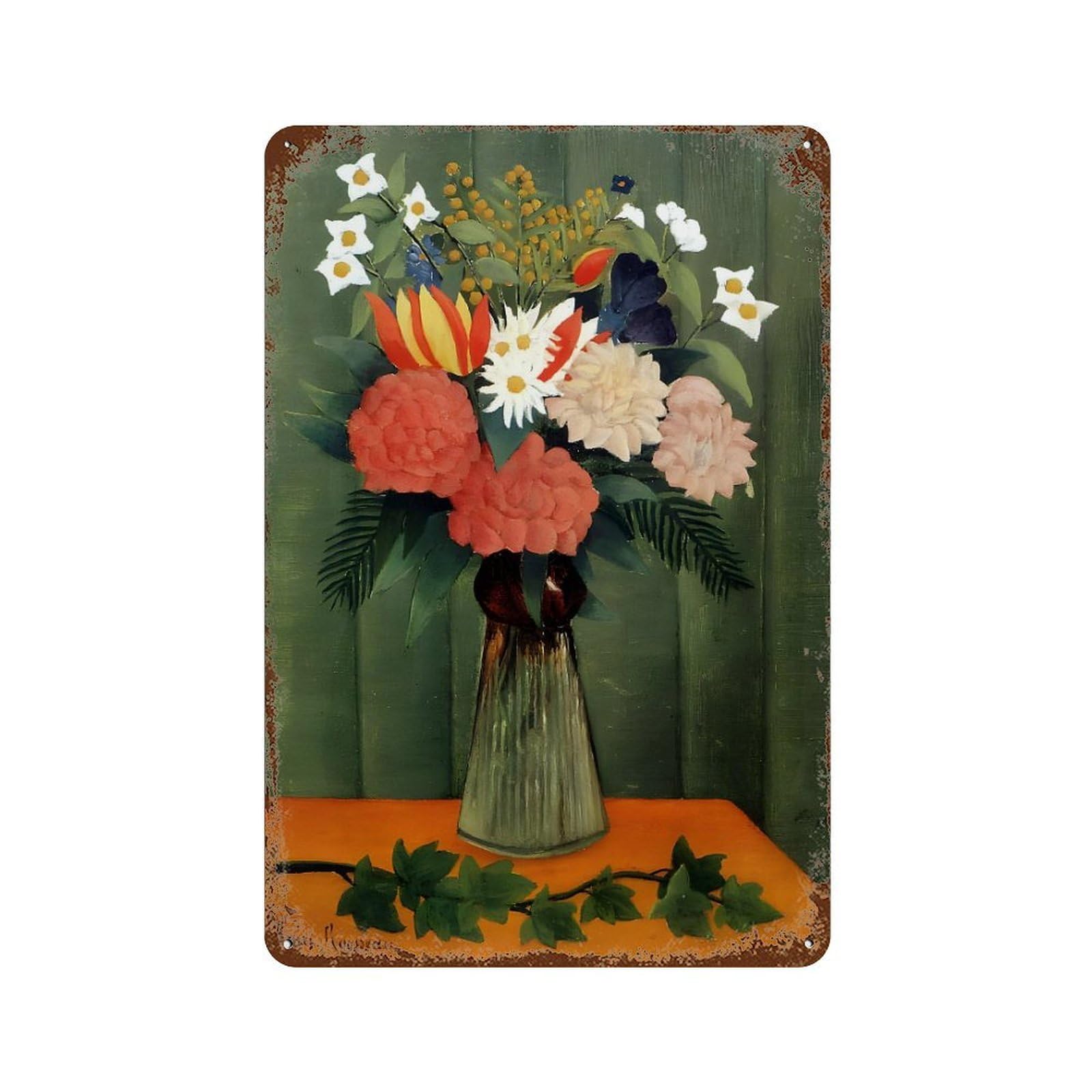 xiaoxiaoshen Henri Rousseau (15) Wall Decor Art Metal Tin Poster Modern Home Decor Art Home Bar Shop Decorations Vintage Sign 30x20cm