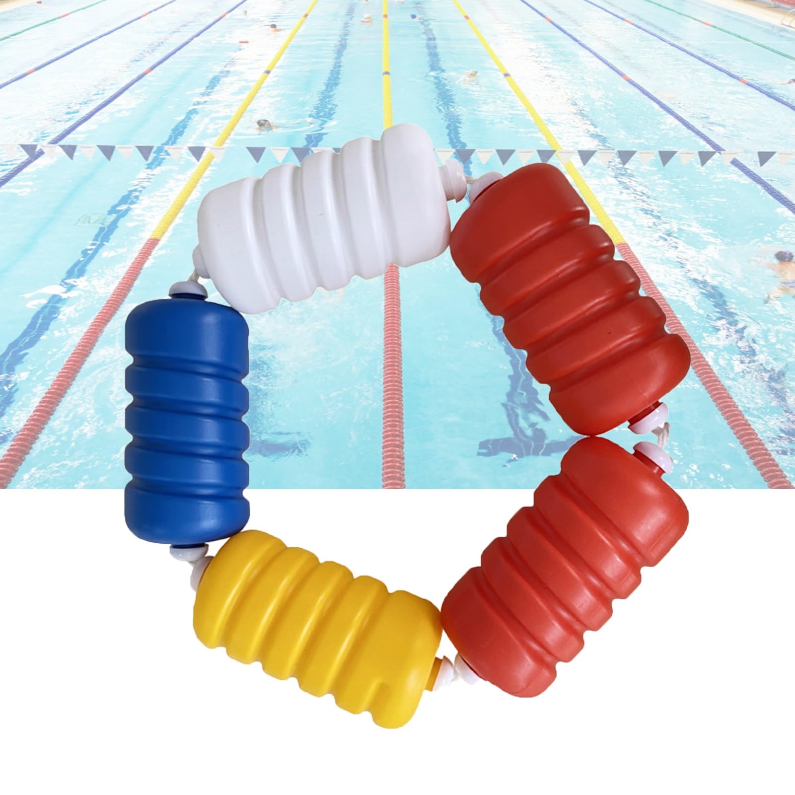 GJZQDKX Pool Lane Dividers, Rope Floats for Swimming Zones, Snorkeling & Diving Safety Divider
