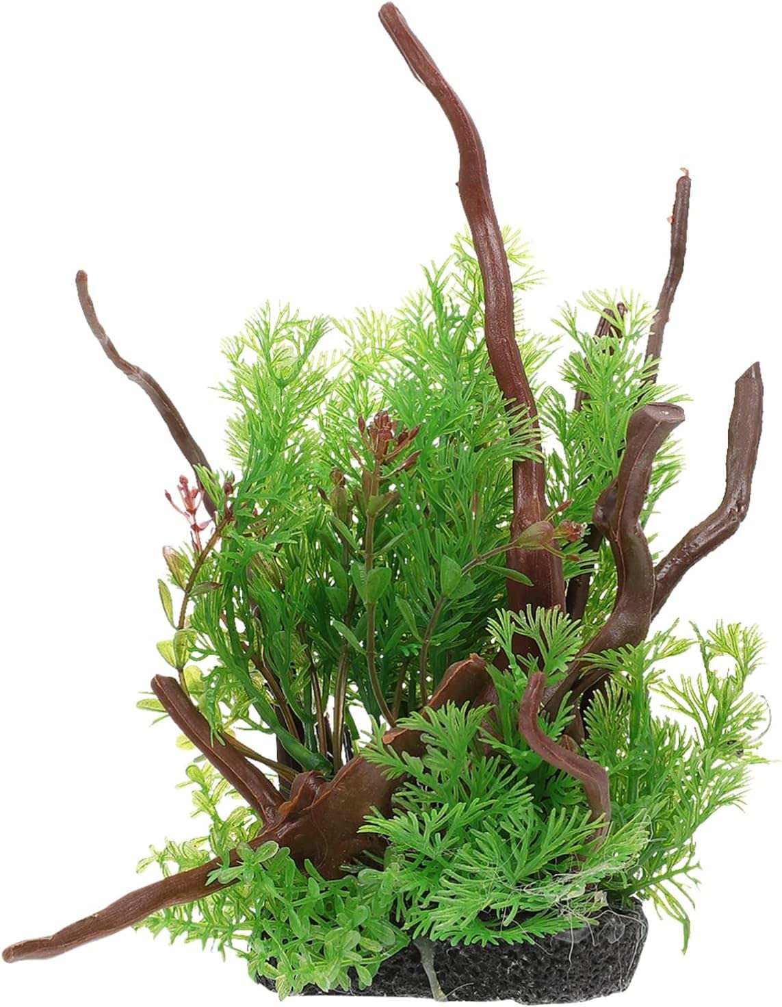 Piante d'acquario Piante acquatiche di alghe finte con Rami di Alberi Decorazioni per Piante Artificiali per acquari Decorazioni per acquari