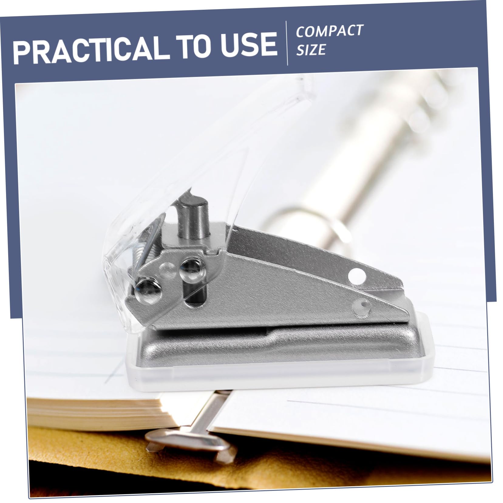 10piezas Perforadora Manual Puncher De Plástico Para Manualidades Herramienta De Perforación Para Papel Tarjetas y Cartulina Diseño Compacto y Práctico