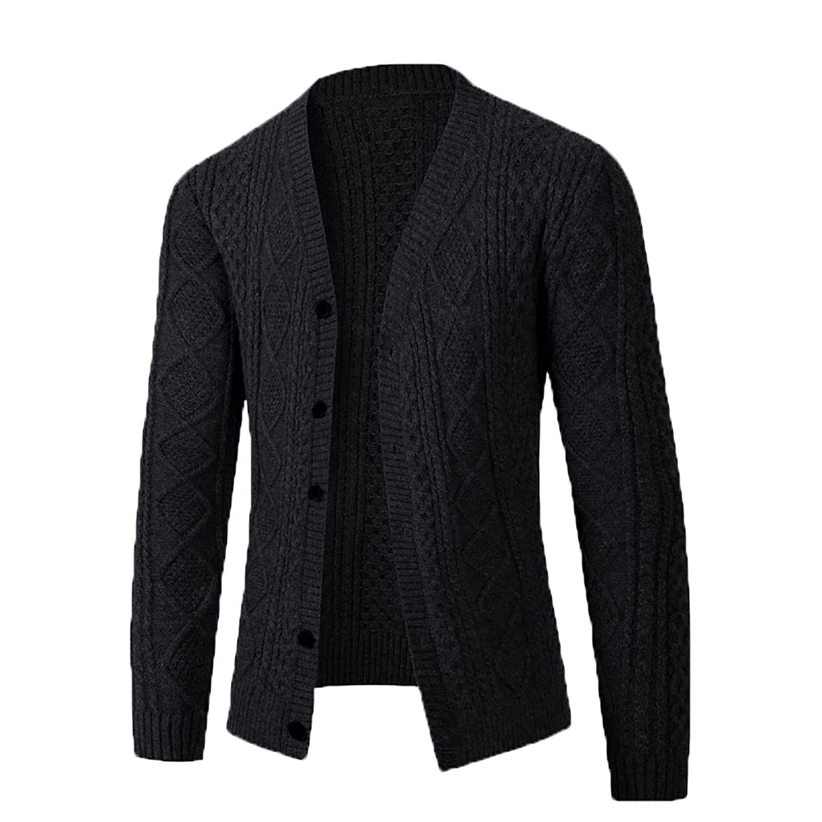 Manteau Hiver Homme En Laine Épais Casual Veste Col Montant Vetement