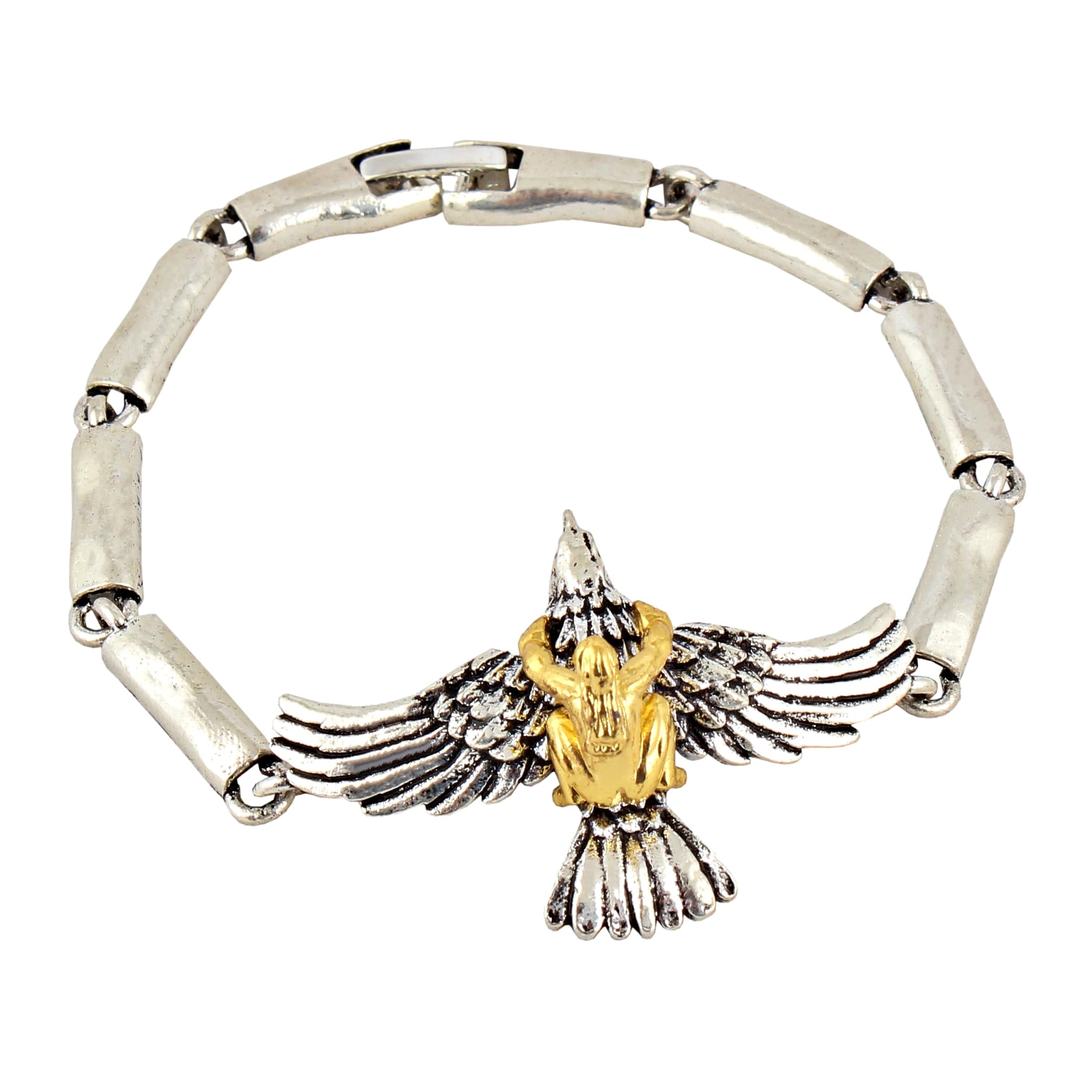 See full amazon price history chart for Lucky Jewellery Fashion Jewellery Stylish Black Metal Bracelets Silver Oxidised Eagle Design Adjustable Wrist Bracelet for Men & Women (190-CHB2O-1236) Lucky Jewellery Fashion Jewellery Stylish Black Metal Bracelets Silver Oxidised Eagle Design Adjustable Wrist Bracelet for Men & Women (190-CHB2O-1236) (B0D3X31DL2) Amazon Price History, Amazon Price Tracker