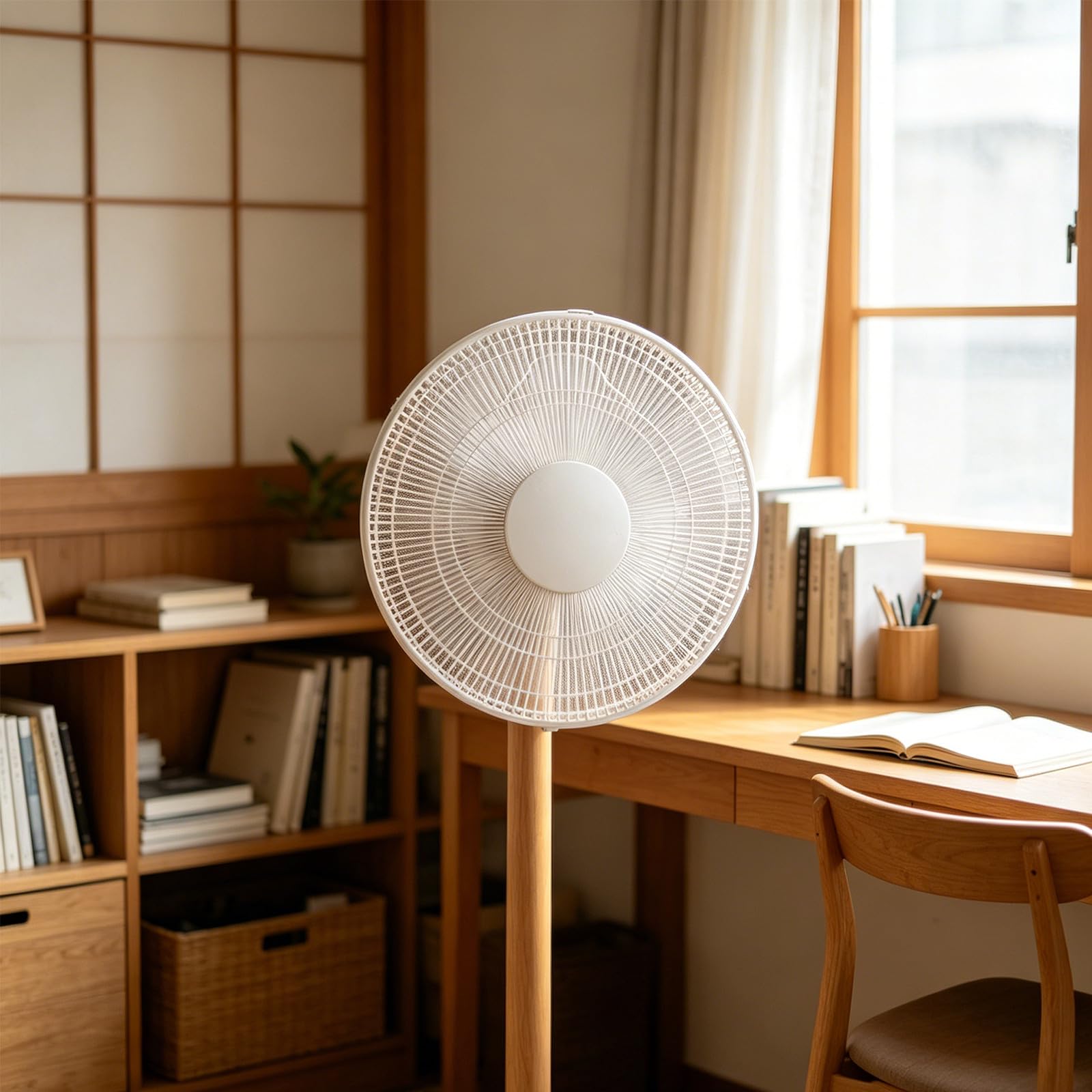 1 set di 40 cm di copertura protettiva in rete per ventilatore a piantana, griglia di protezione per pale, ricambi per ventilatore a piantana per ufficio, casa, decorazioni per feste