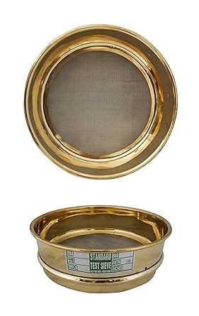 Bharta Emporium Test Sieves Brass/Brass Test Sieves/Sieves for Fine Aggregate/Brass Sieves 200 mm