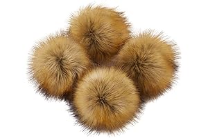 Complete Your Look with Bountiful 6-Inch Faux Fur Pom Poms