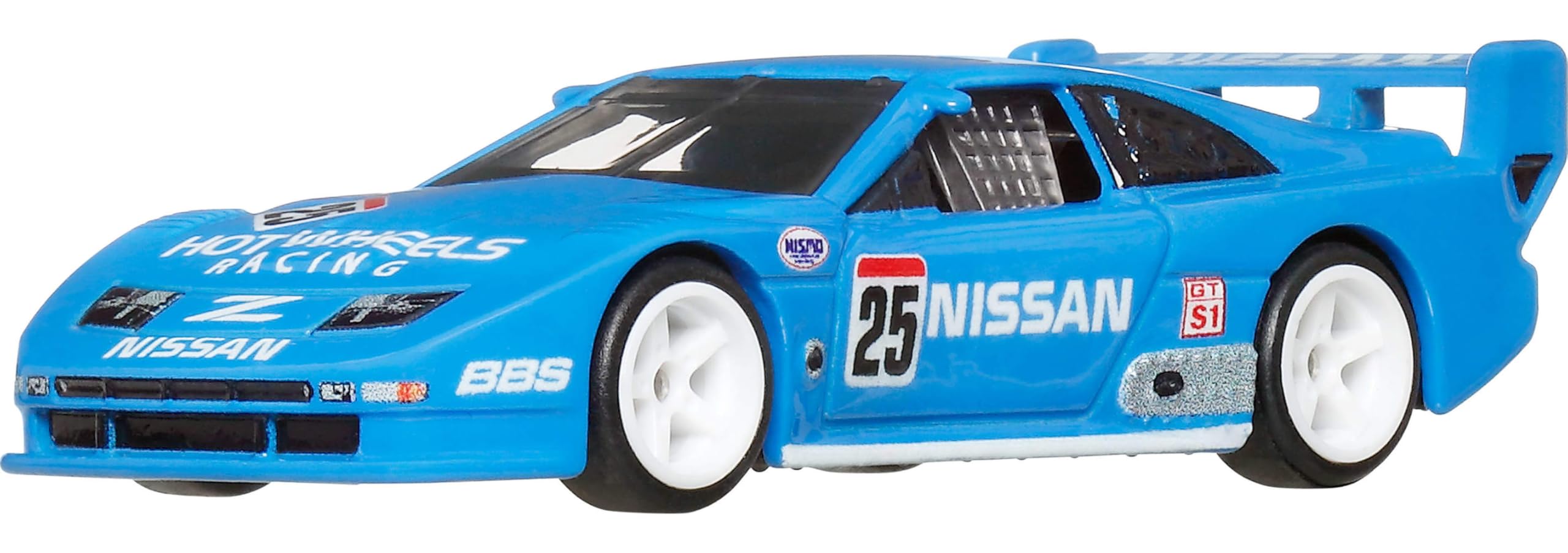 Hot Wheels Premium Car Culture Collectible Toy Car, 1:64 Scale Die-Cast Nissan 300GTX IMSA GTS, Silhouettes Vehicle with Real Riders Tires