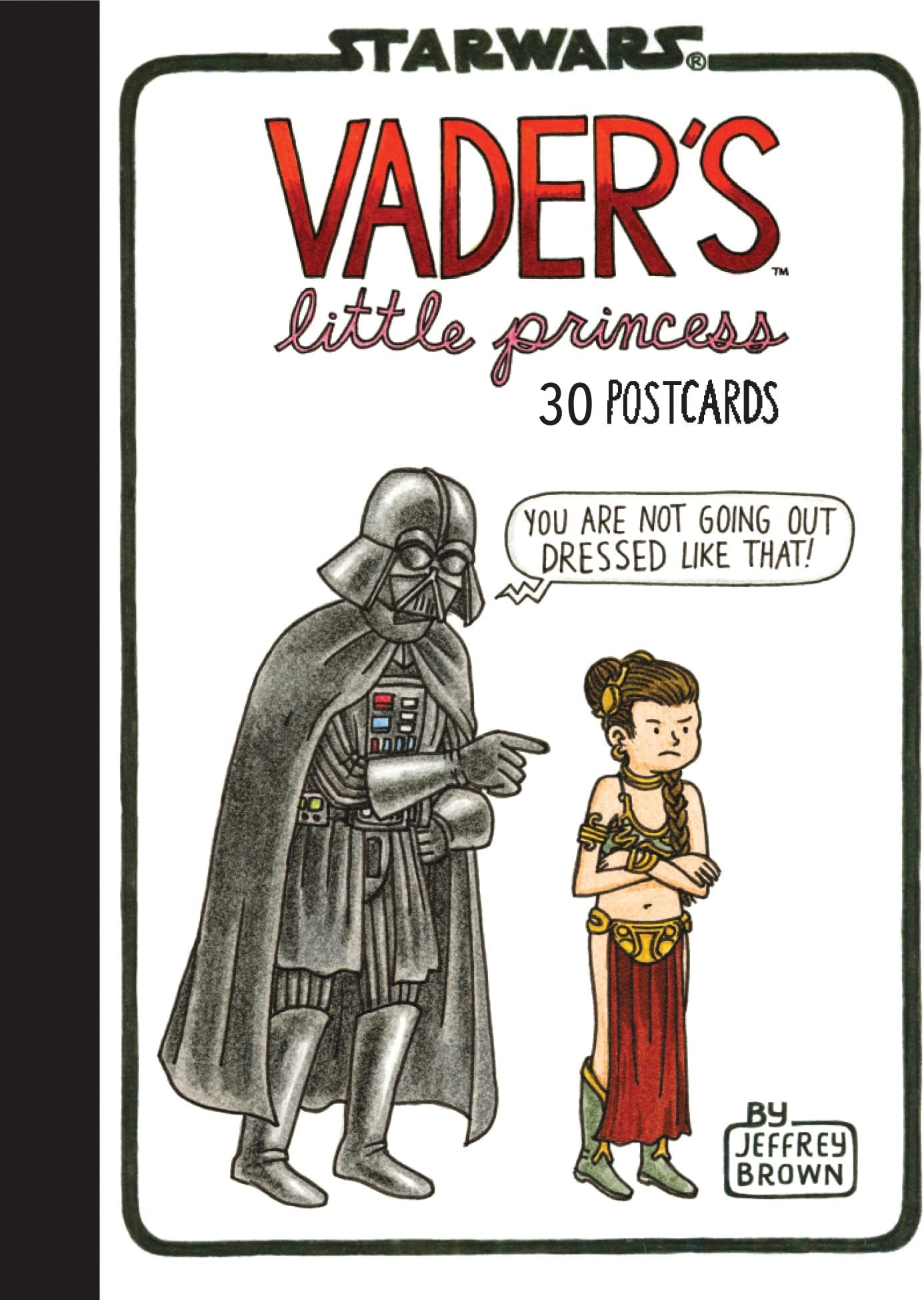 Vaderโsโข Little Princess Postcards: 30 Postcards (Illustrated Star Wars Greeting Cards for Father and Daughter, Gift for Star Wars Dad)