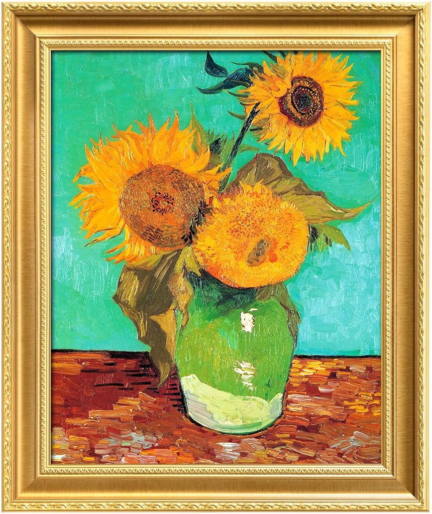 特大豪華額付き】ゴッホ・ひまわり 額装品 アートポスター 複製画 世界 特大豪華額付き】ゴッホ・ひまわり 額装品 アートポスター 複製画 世界