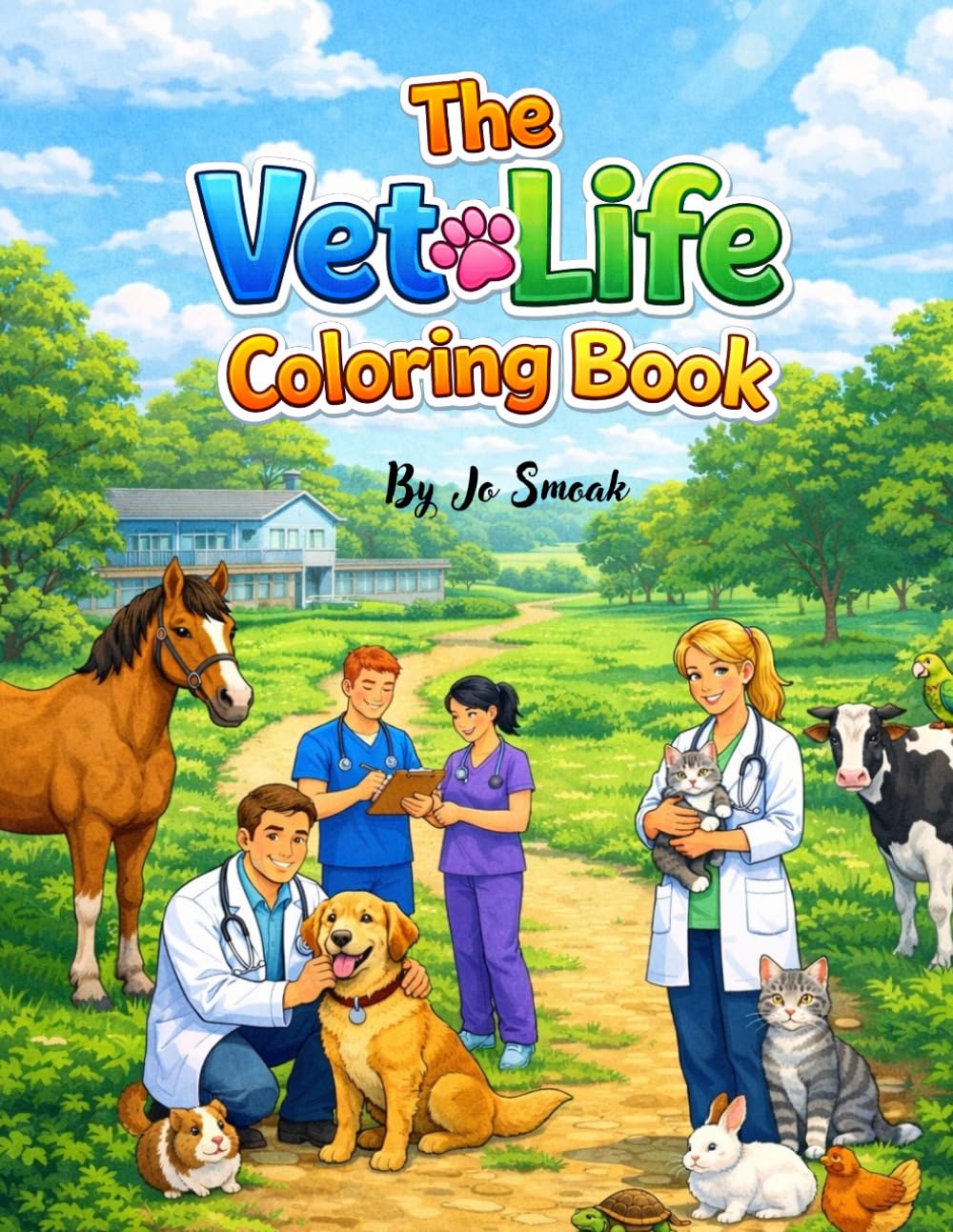 The Vet Life Coloring Book (Animals on the Job Coloring Books)