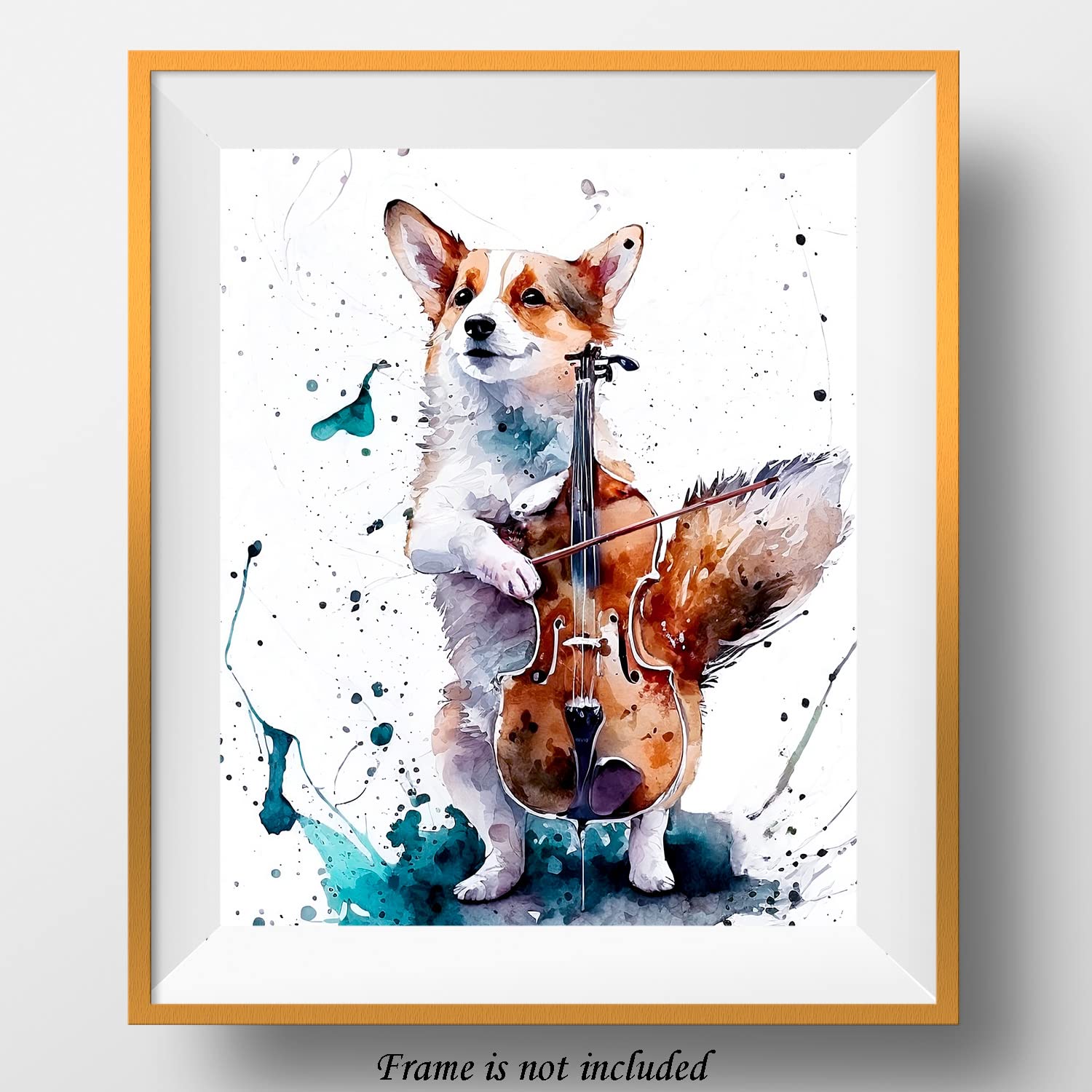 Funny Dogs Playing Musical Instruments Dog Energetically Masterfully