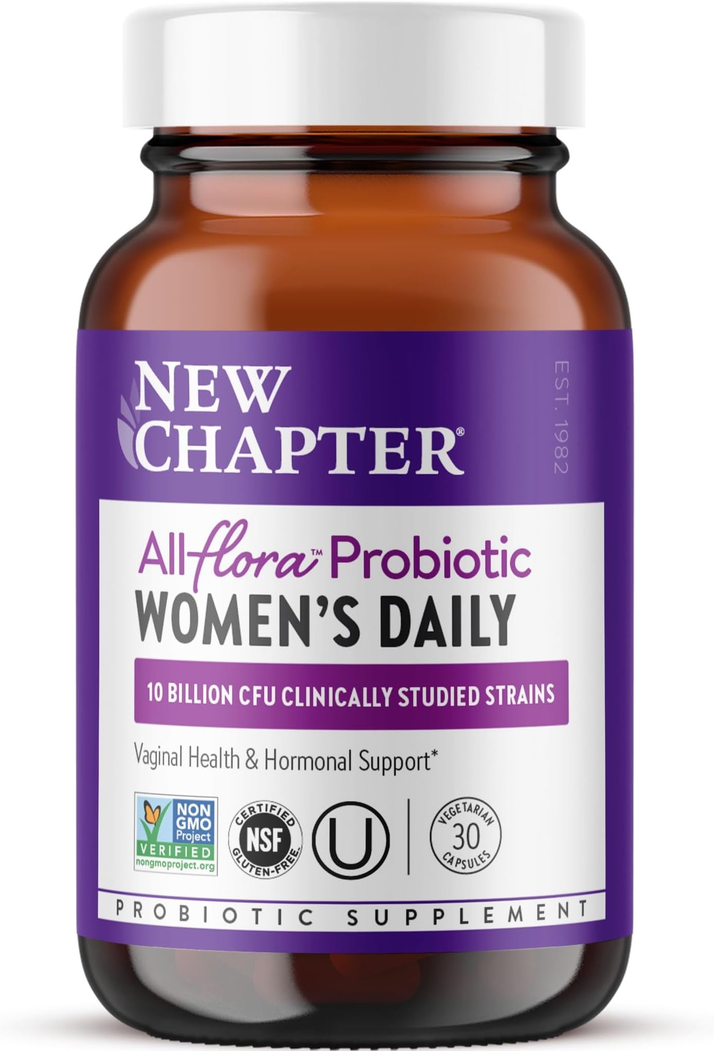 New Chapter Women's Daily Probiotic Supplement, 30 Count