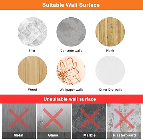 Miniatura 7 de Ganchos de pared para colgar ropa, abrigos, toallas, cuerdas, llaves, sombreros, bolsos, tornillos, ganchos invisibles para cocina, baño, gabinete,