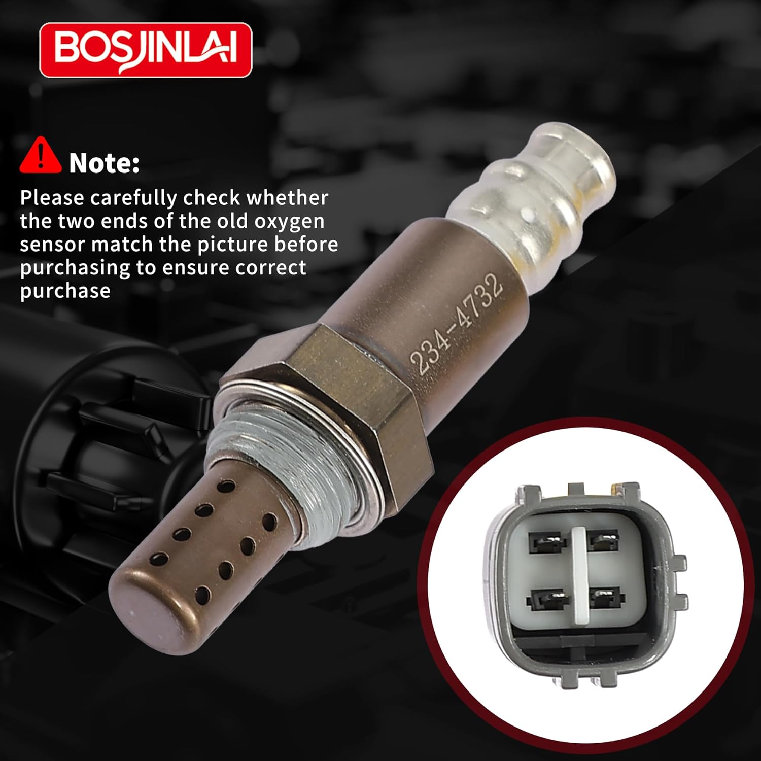 O2 Oxygen Sensor Downstream for Saab 9-2X 2.0 2.5L 2005-2006, for Subaru 2.0L Impreza 2002-2005, for Subaru 2.5L H4 Baja Forester Impreza Legacy Outback WRX STI, Outback 3.0L H6 2001-2004 1Pc