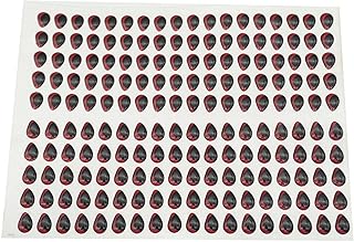 HTHYLURE 200 PCS Fishing Lure Eyes Length 8mm Width 5mm red Black Oval Simulation Artificial Holographic Eyes Lure Baits Making Fishing Tying Lures Crafts DIY Fishing Lure Accessory