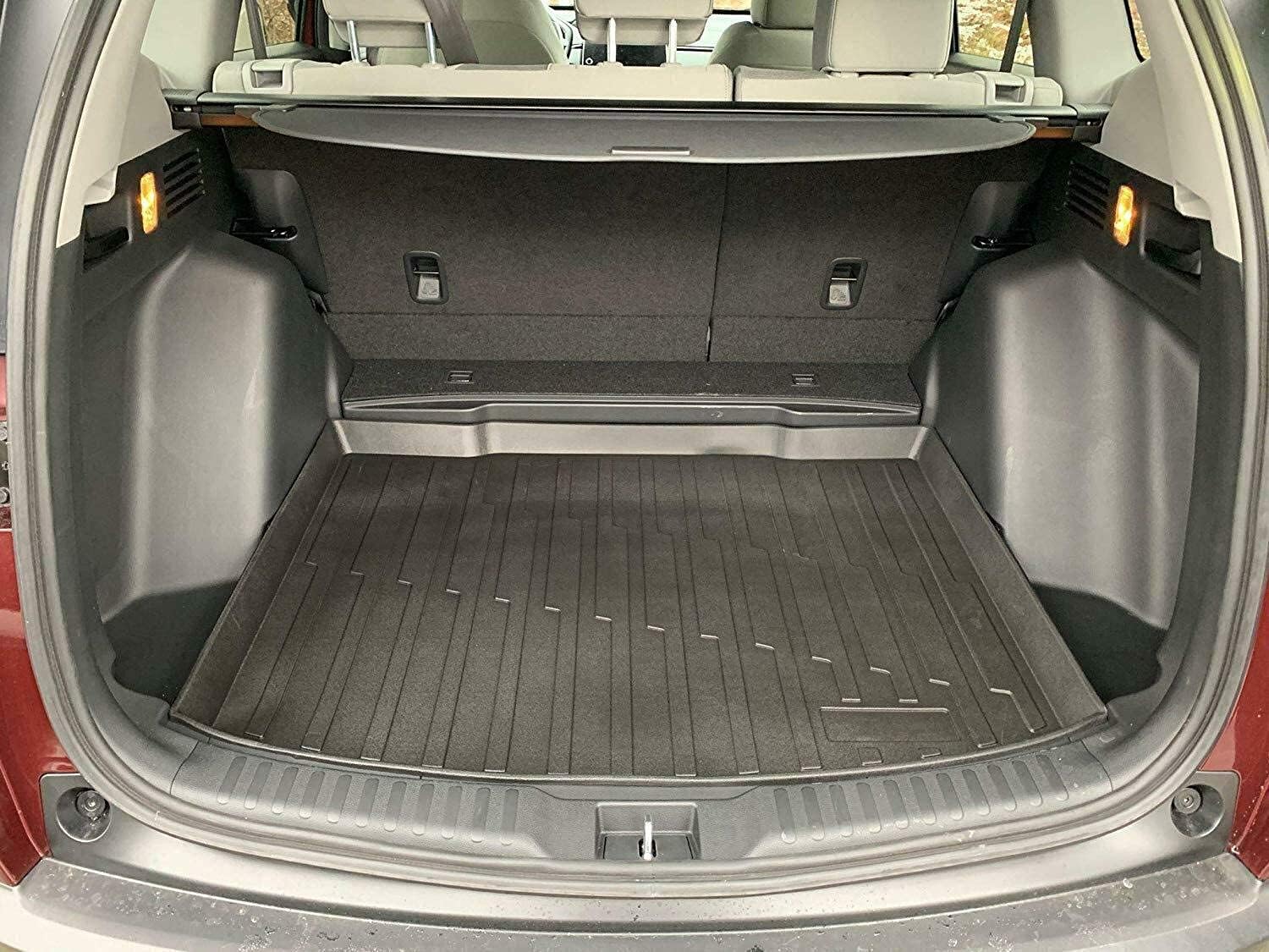 Cargo Liner - Trunk Mat for Honda CR-V CRV (Lower Position) 2017-2022 – Weather-Resistant Trunk Mats for Cars with Raised Lip – Non-Slip Car Trunk Mat Rubber – Laser Pre-Cut Design