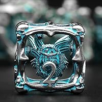 Vista 20 de Beholder - Juego de dados DND, dados de ojo de dragón, ZHOORQI 7 piezas, juego de dados poliédricos para Calabozos y Dragones, RPG, regalos DND