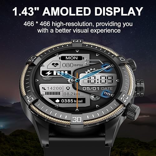 Miniatura 6 de PERFUMEORANGO Relojes inteligentes reloj de seguimiento de fitness IP67 impermeable reloj deportivo con frecuencia cardíaca, oxígeno en sangre,