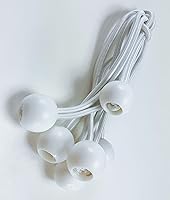 Vista 7 de Cuerdas elásticas para toldo, 6 pulgadas, 6 piezas (10, marrón)