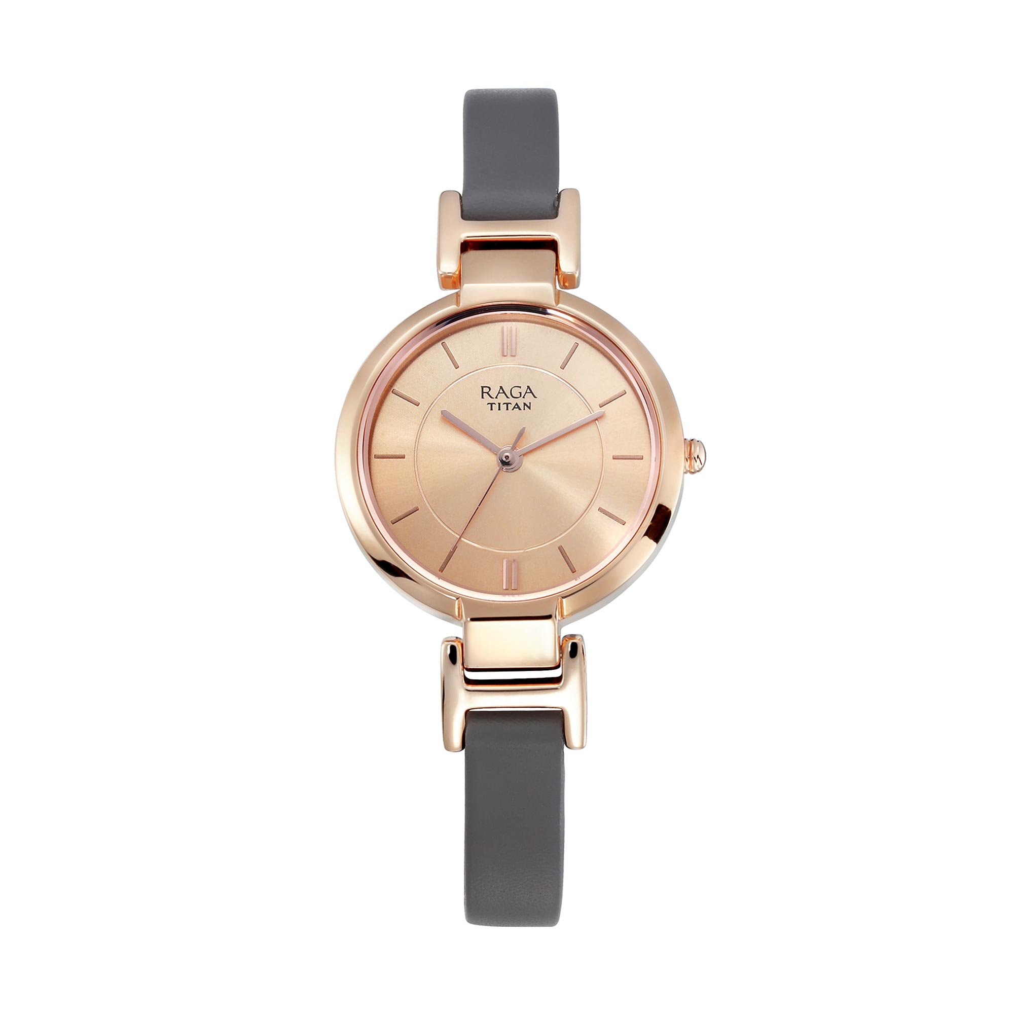 Titan Raga Viva Rose Gold Dial Analog Leather Strap watch for Women-NS2608WL01 (B07D2JSG19) Amazon Price History, Amazon Price Tracker