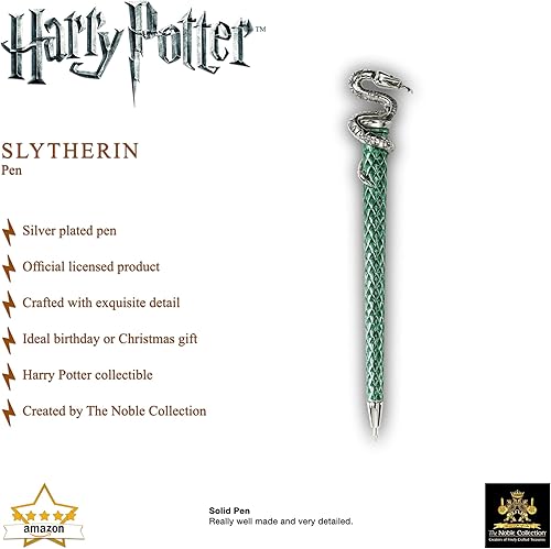 Miniatura 3 de The Noble Collection Harry Potter - Bolígrafo Hogwart House - Slytherin