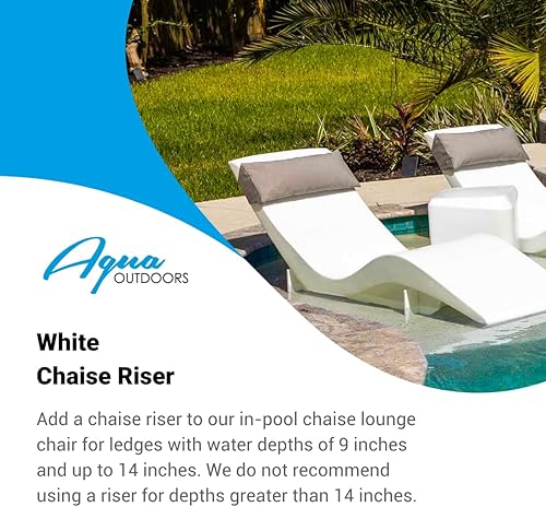 Miniatura 5 de Aqua Outdoors - Tumbona para piscina de 9 a 14 pulgadas de agua