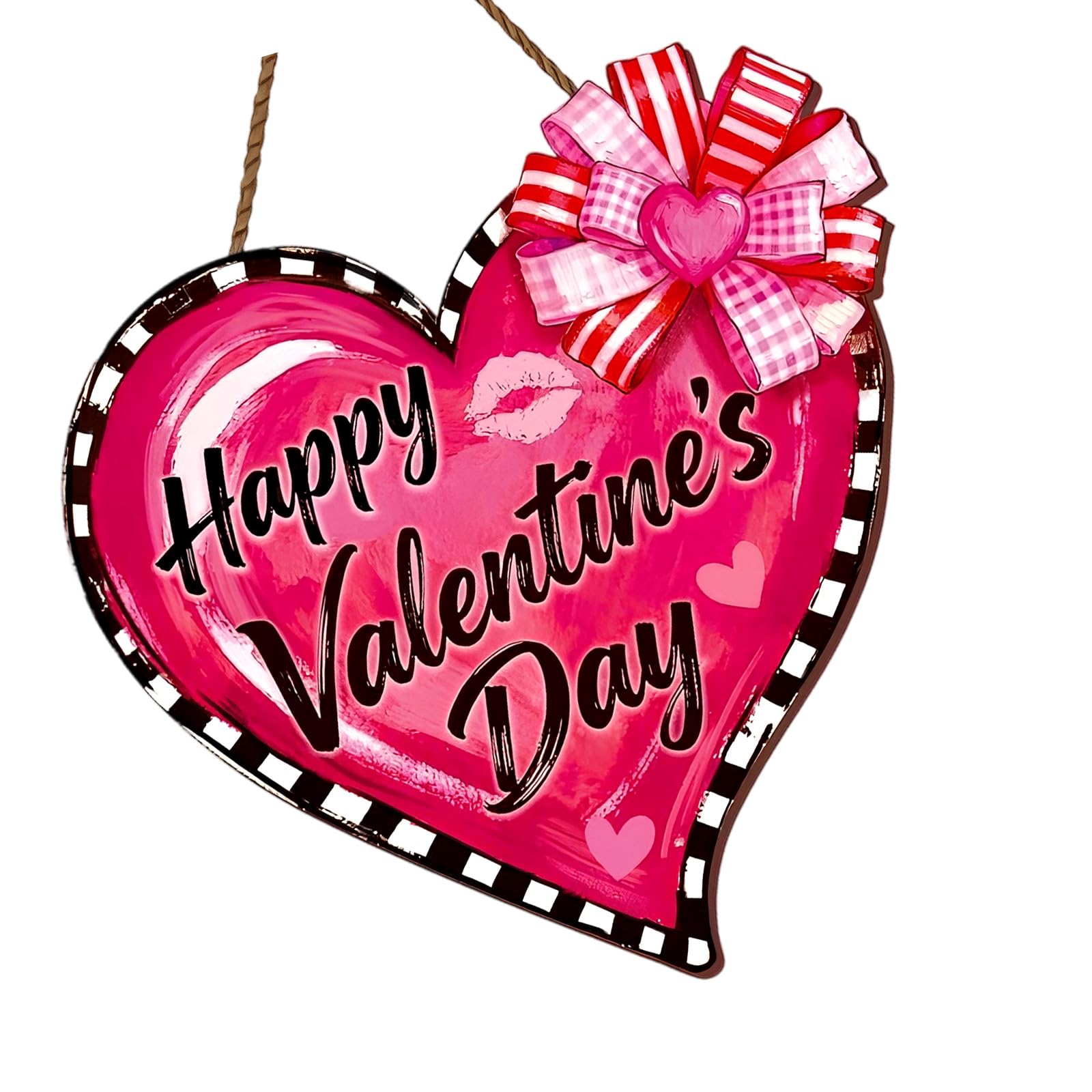 Tfaoys St2 Romance Wooden Heart Hanging Ornament For Valentine Gifts And Versatile Decorative Use In Various Environments Valentine Wooden Plaques