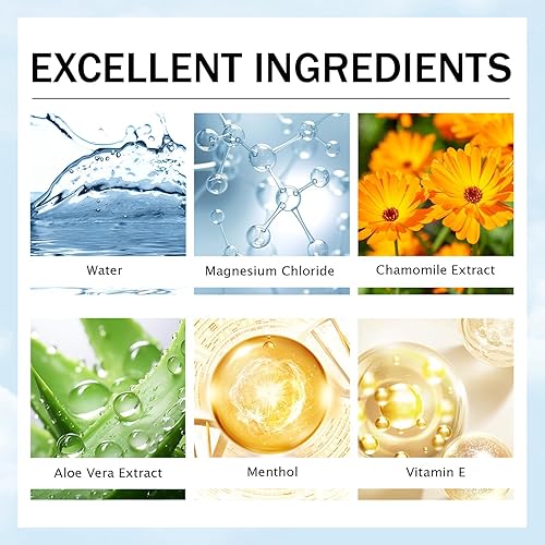 Miniatura 4 de Rollo de alivio de nervios, loción nerviosa roll-on con magnesio, mentol, aloe vera, crema neuropatía para el cuidado de pies y piernas, suave y no