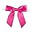 7Rainbows 30pcs Boutique 3.5 Hot Pink Satin Ribbon Twist Tie Bows for Tying Up Packages Gift Wrapping