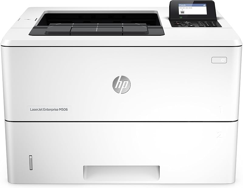 Impresora láser HP LaserJet Enterprise M506dn con Ethernet integrado e impresión dúplex (F2A69A) (renovada)