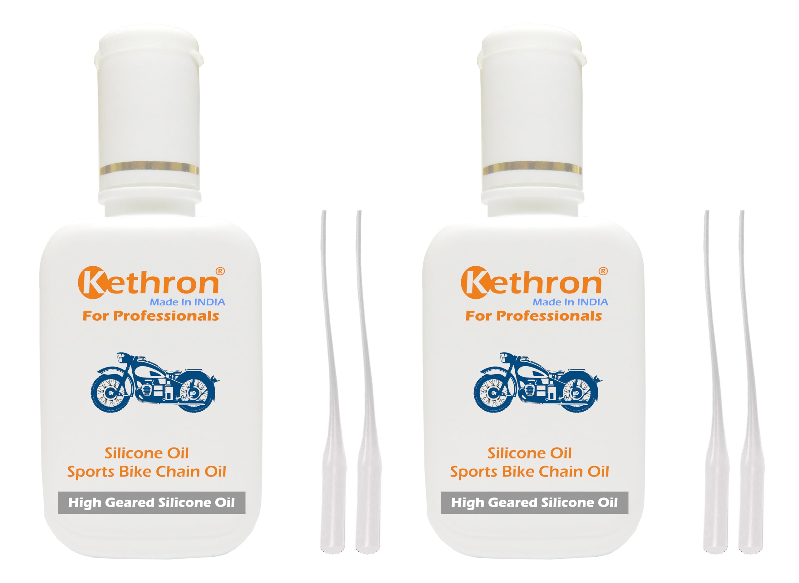 High Geared Lubricant Silicone Oil For Sport Bike Chain | Sprocket | Shocker | Brake Wire | All In One (200 ml)