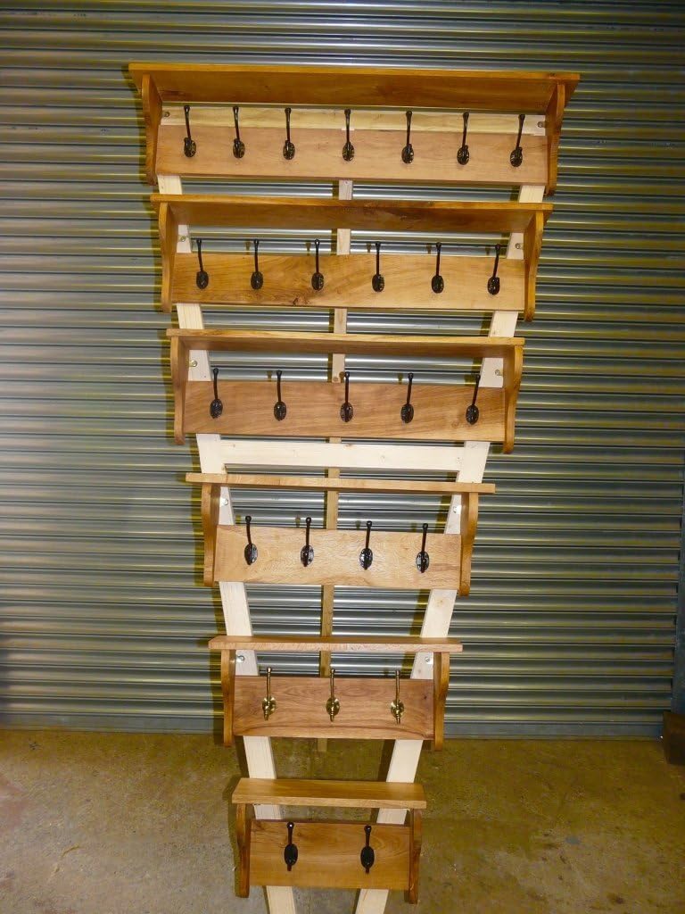 Oak coat racks