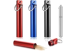 4-Pack Toothpick Holder Dispenser: The Ultimate Toothpick and Hygiene Accessory