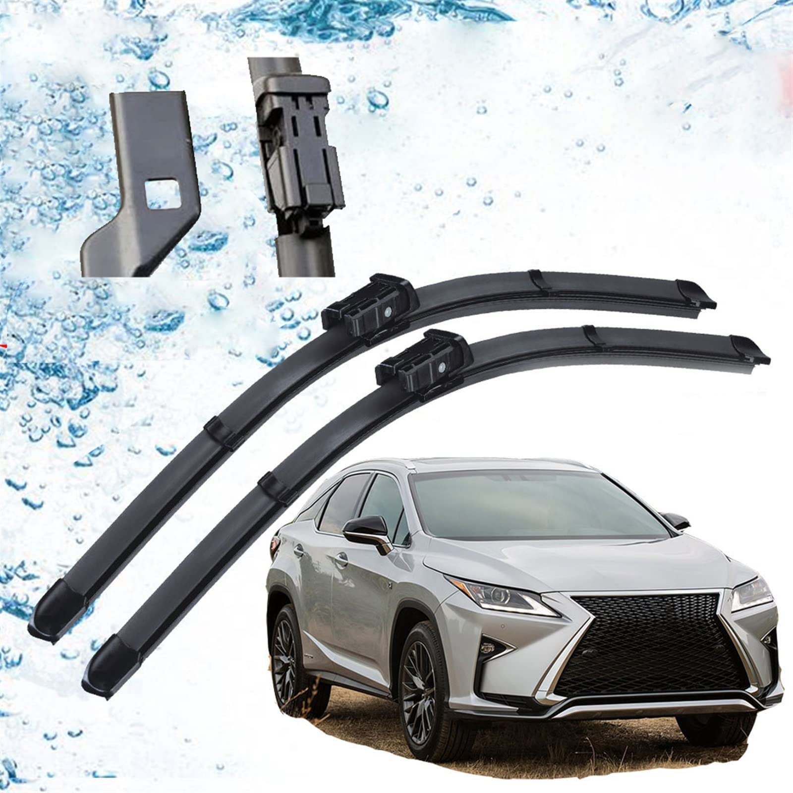 Essuie-glace avant Lexus RX sans traces balais brosses 2016-2020