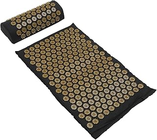 Healeved Massaging Pillow 2pcs Massage Cushion Nonslip Yoga Mat Acupressure Pad Acupressure Massage Tool Back Pain Mat Acupressure Massage Mat Yoga Mats Body Stretching Mat