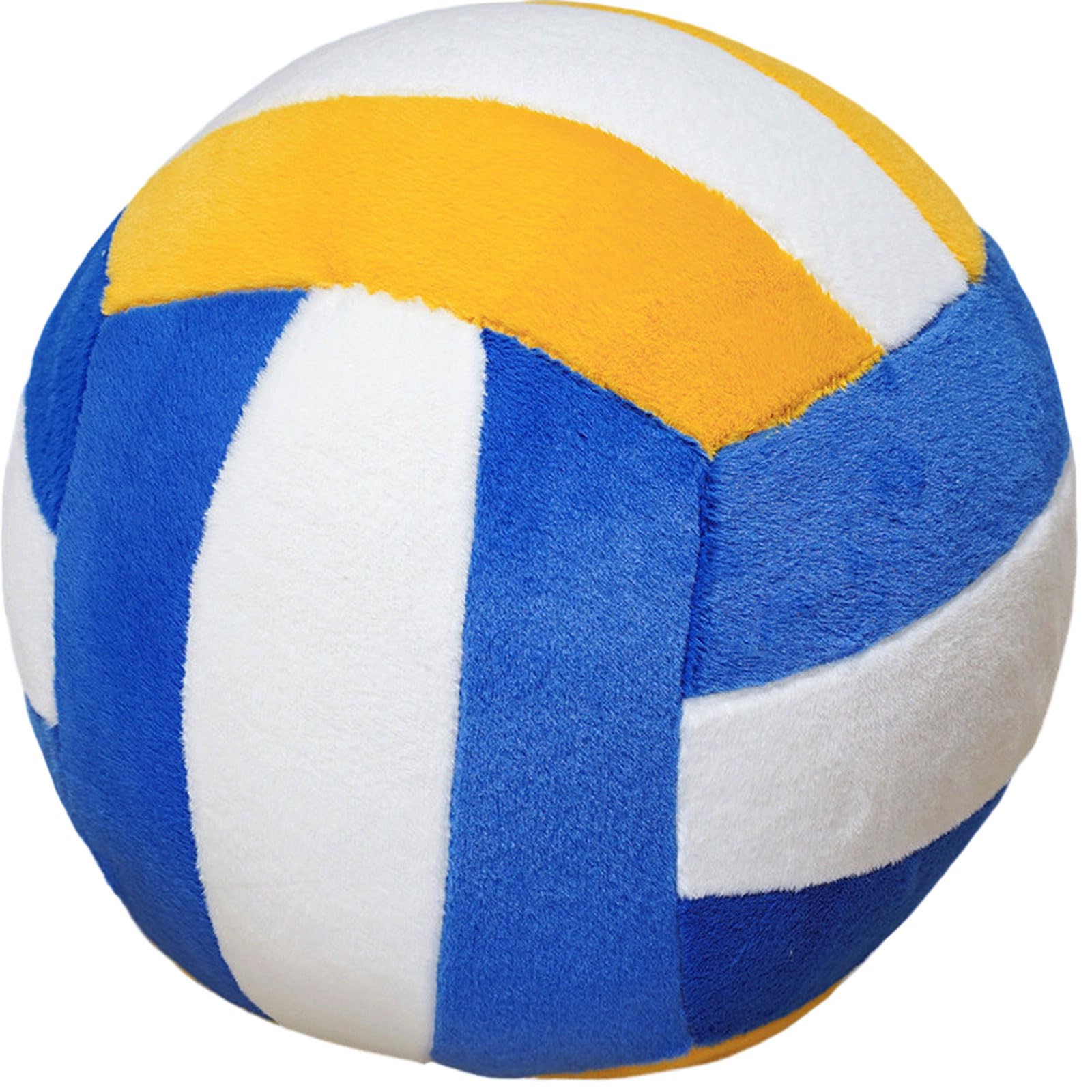 Kalttoy Simulation Volleyball Theme Throw Pillow with Soft Velvets Cover PP Cotton Stuffed Cushion for Sofa Couch and Bed Decors Simulation Volleyball Pillow