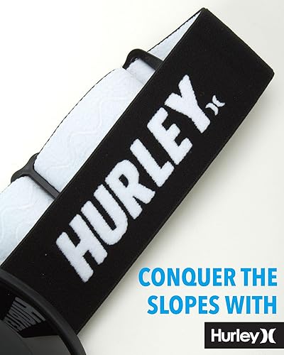 Miniatura 5 de Hurley Gafas de esquí para adultos, protección UV, lentes esféricas OTG, gafas de nieve antivaho para hombres y mujeres