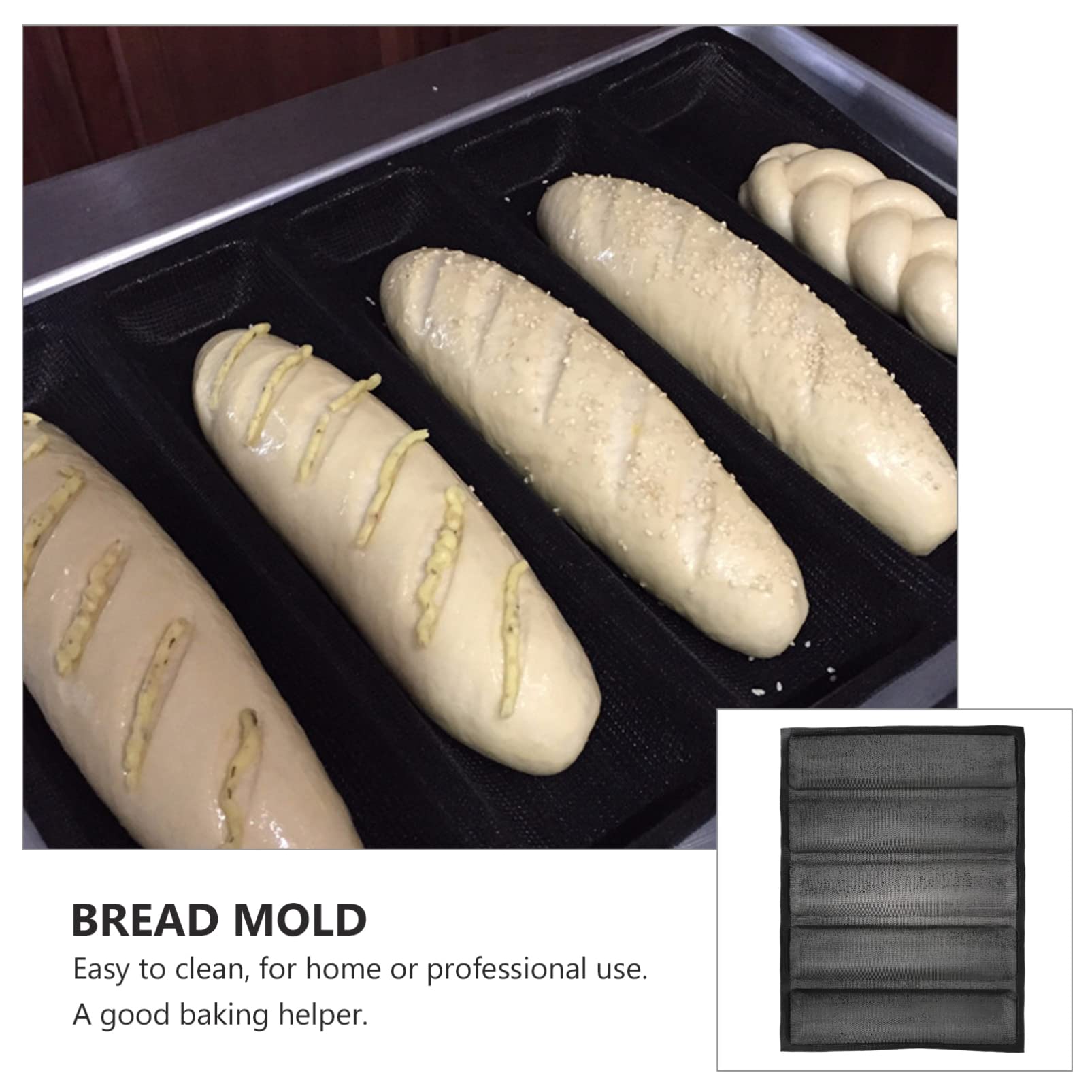 Molde De Pan De Silicona Transpirable Antiadherente Herramienta Para Hornear